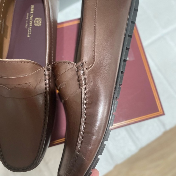 Bruno Magli Xane leather Driving loafers size 9 nib $325 - Picture 10 of 11